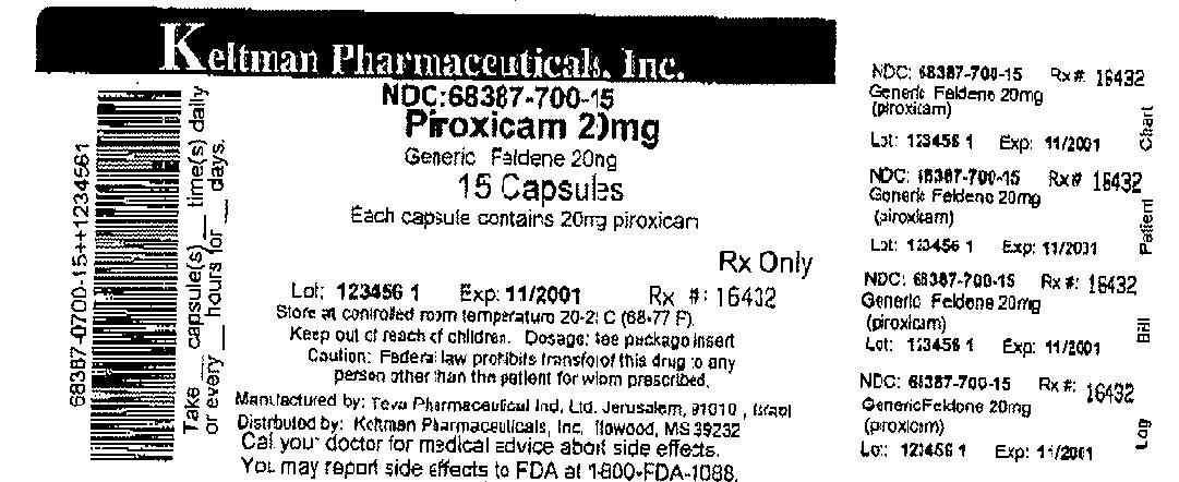 piroxicam capsule
