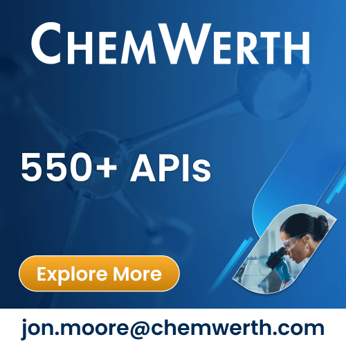 ChemWerth works in generic API development & supply, non-infringement patent strategy development and regulatory support.