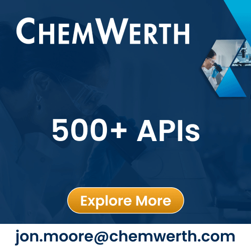 ChemWerth works in generic API development & supply, non-infringement patent strategy development and regulatory support.