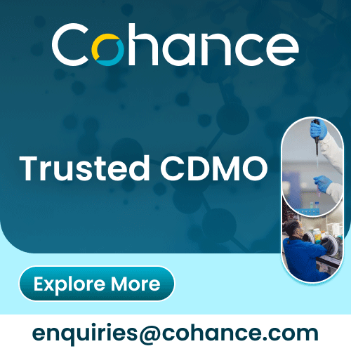 Cohance Lifesciences, offers full range of CDMO services for small molecule APIs, intermediates, ADCs, Pellets and Formulations.