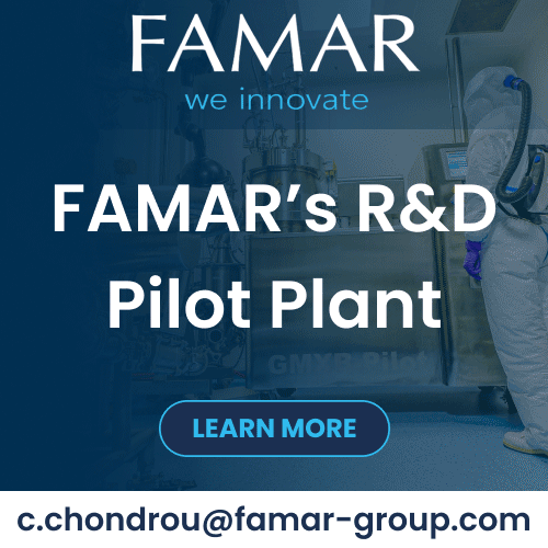 FAMAR CDMO- From early development to commercial manufacturing.