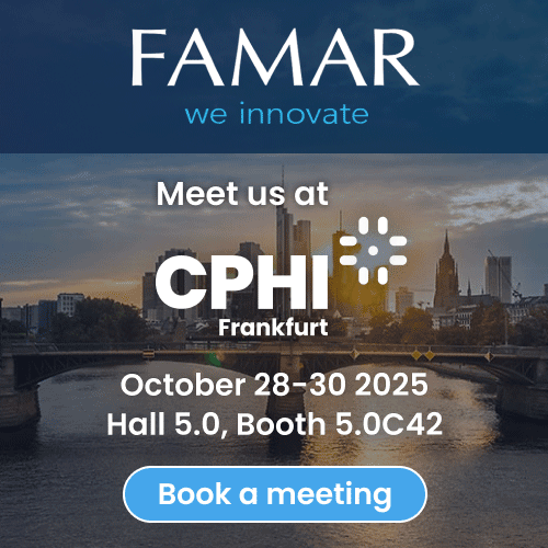FAMAR CDMO- From early development to commercial manufacturing.