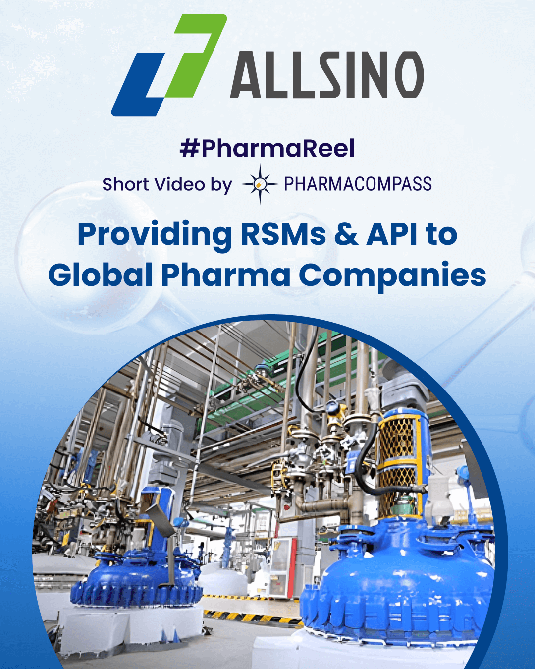 Providing RSMs & API to Global Pharma Companies