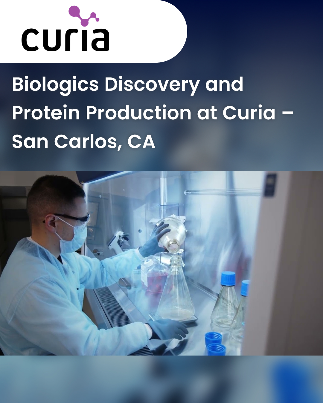 Biologics Discovery & Protein Production at Curia – CA