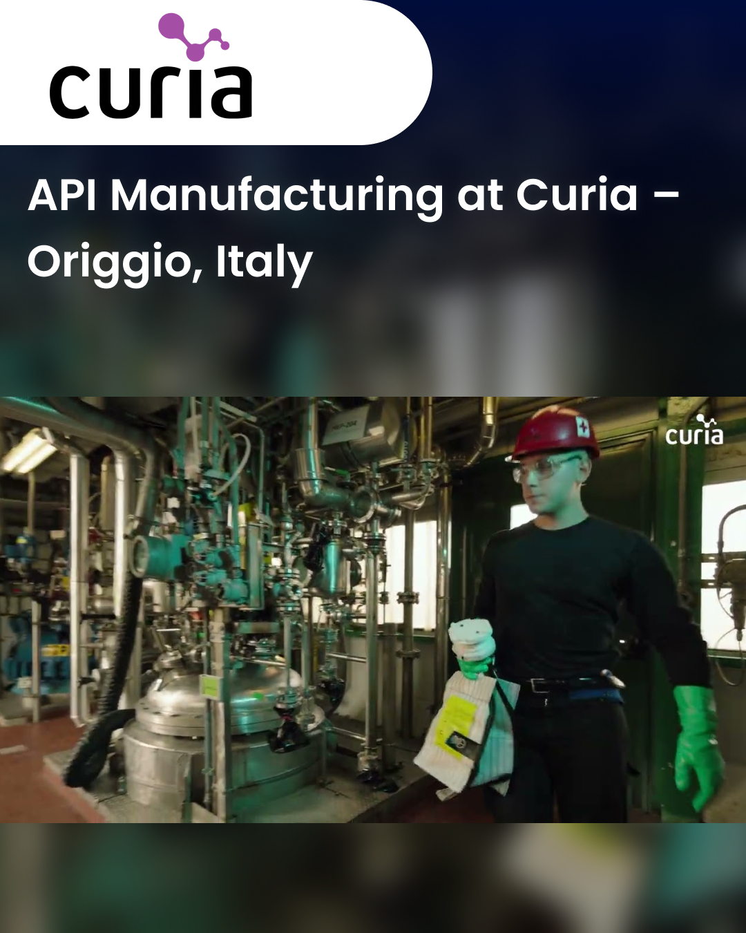 API Manufacturing at Curia – Origgio, Italy