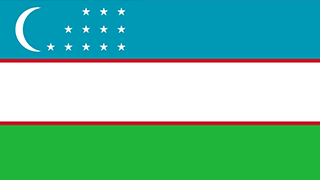 Uzbekistan Flag