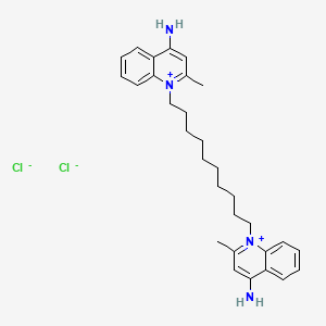 1,10-Decamethylene-bis(4-aminoquinaldinium chloride)