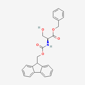 (S)-Benzyl 2-((((9H-Fluoren-9-Yl)Methoxy)Carbonyl)Amino)-3-Hydroxypropanoate