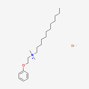 1-Dodecanaminium, N,N-dimethyl-N-(2-phenoxyethyl)-, bromide