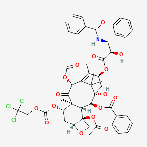 (2Ar,4S,4As,6R,9S,11S,12S,12Ar,12Bs)-9-(((2R,3S)-3-Benzamido-2-Hydroxy-3-Phenylpropanoyl)Oxy)-12-(Benzoyloxy)-11-Hydroxy-4A,8,13,13-Tetramethyl-5-Oxo-4-(((2,2,2-Trichloroethoxy)Carbonyl)Oxy)-3,4,4A,5,6,9,10,11,12,12A-Decahydro-1H-7,11-Methanocyclodeca[3,4