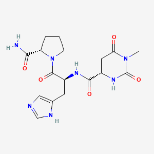 (1-methyl-4,5-dihydroorotyl)-histidyl-prolinamide