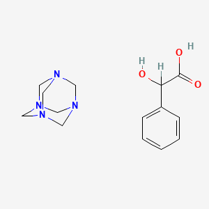 1,3,5,7-Tetraazatricyclo(3.3.1.1(3,7))decane, mono(alpha-hydroxybenzeneacetate)