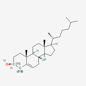 Cholesterol-3,4-13C2