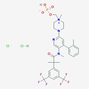 Fosnetupitant chloride hydrochloride