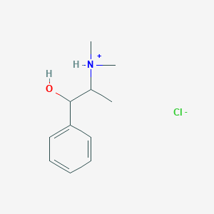 (1-HYDROXY-1-PHENYLPROPAN-2-YL)DIMETHYLAZANIUM CHLORIDE