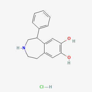 (+/-)-1-Phenyl-2,3,4,5-tetrahydro-(1H)-3-benzazepine-7,8-diol hydrochloride