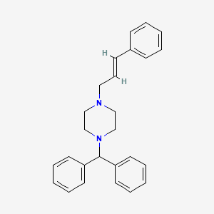 1-trans-Cinnamyl-4-diphenylmethylpiperazine