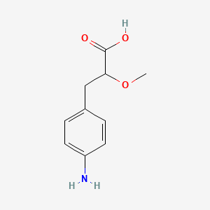 3-(4-aminophenyl)-2-methoxypropionic acid