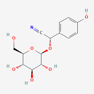 (alphaS)-alpha-(beta-D-glucopyranosyloxy)-4-hydroxybenzeneacetonitrile