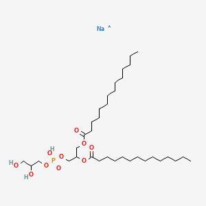 [3-[2,3-Dihydroxypropoxy(hydroxy)phosphoryl]oxy-2-tetradecanoyloxypropyl] tetradecanoate;sodium