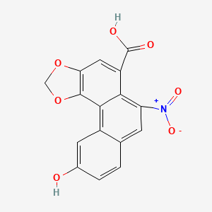 10-Hydroxy-6-nitro-phenanthro[3,4-d]-1,3-dioxole-5-carboxylic Acid