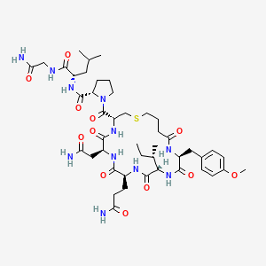 1-Butyric acid-2-(3-(p-methoxyphenyl)-L-alanine)oxytocin