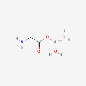 Aluminum, (glycinato-N,O)dihydroxy-, (T-4)-, mixt. with magnesium carbonate (1:1)