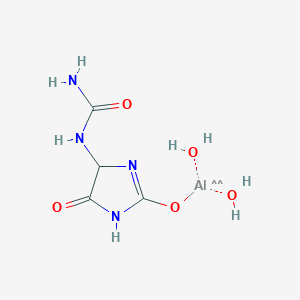 Aluminum, dihydroxy((4,5-dihydro-2-hydroxy-5-oxo-1H-imidazol-4-yl)ureato)-