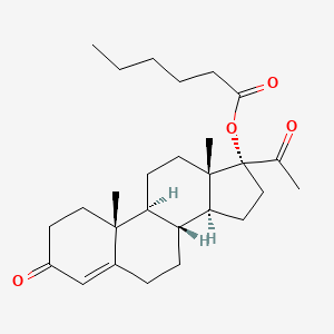 17.alpha.-Hydroxyprogesterone n-caproate