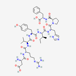 1-L-Aspasaginyl-5-L-valyl angiotensin octapeptide