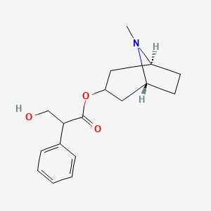 1-alpha-H,5-alpha-H-Tropan-3-alpha-ol (+-)-tropate (ester) (8CI)