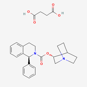 1-azabicyclo[2.2.2]oct-8-yl (1S)-1-phenyl-3,4-dihydro-1H-isoquinoline-2-carboxylate