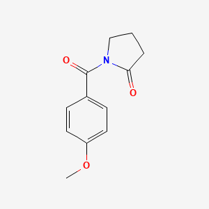 1-(4-Methoxy-benzoyl)-pyrrolidin-2-one
