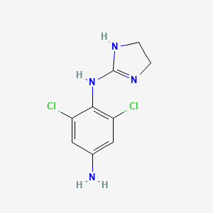 1,4-Benzenediamine, 2,6-dichloro-N1-(4,5-dihydro-1H-imidazol-2-yl)-