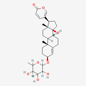 14-Hydroxy-3.beta.-(rhamnosyloxy)bufa-4,22-trienolide