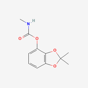 1,3-Benzodioxole, 2,2-dimethyl-4-(N-methylaminocarboxylato)-