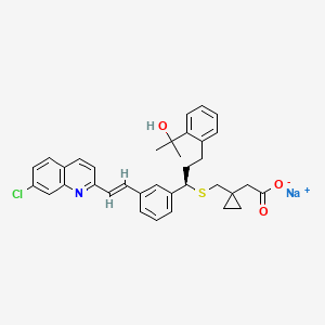 1-[1-[[[(1R)-1-[3-[(1E)-2-(7-Chloro-2-quinolinyl)ethenyl]phenyl]-3-[2-(1-hydroxy-1-methylethyl)phenyl]propyl]thio]methyl]cyclopropaneacetic Acid Sodium Salt