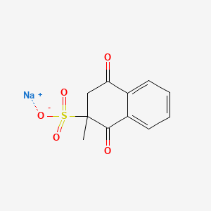 1,2,3,4-Tetrahydro-2-methyl-1,4-dioxo-2-naphthalenesulfonic acid sodium salt