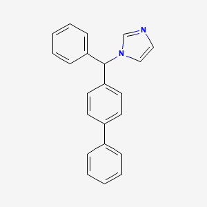 (+-)-1-(p,alpha-Diphenylbenzyl)imidazole