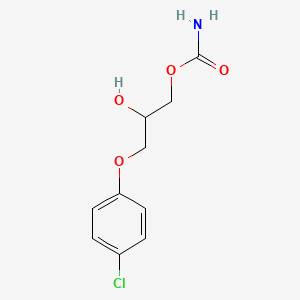 1,2-Propanediol, 3-(4-chlorophenoxy)-, 1-carbamate