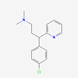 1-(p-Chlorophenyl)-1-(2-pyridyl)-3-dimethylaminopropane