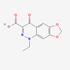 (1,3)Dioxolo(4,5-g)cinnoline-3-carboxylic acid, 1-ethyl-1,4-dihydro-4-oxo-