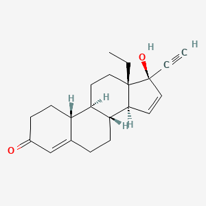 13-ethyl-17-hydroxy-18,19-dinor-17 alpha-pregna-4,15-dien-20-yn-3-one