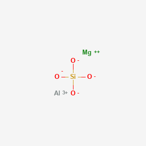 aluminum magnesium silicate (Mg(AlSiO4)2)