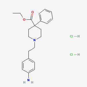 1-(2-(4-Aminophenyl)ethyl)-4-phenyl-4-piperidinecarboxylic acid ethyl ester dhydrochloride