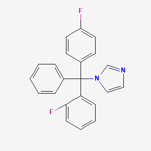 1-[(2-fluorophenyl)(4-fluorophenyl)benzyl]-1H-imidazole