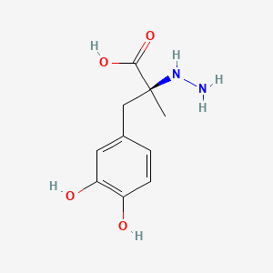 (alphaS)-alpha-hydrazino-3,4-dihydroxy-alpha-methylbenzenepropanoic acid monohydrate