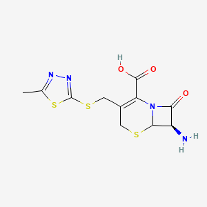 7-Amino-3-[(5-Methyl-1,3,4-Thiadiazol-2-Yl)Thiomethyl]Cephalosphoranic Acid