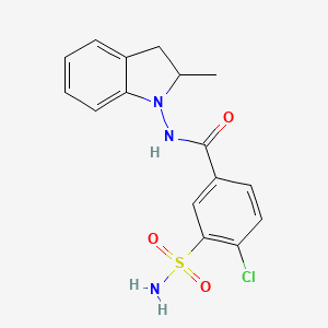 1-(4-Chloro-3-sulfamoylbenzamido)-2-methylindoline