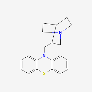 10H-Phenothiazine, 10-(1-azabicyclo(2.2.2)oct-3-ylmethyl)- (9CI)